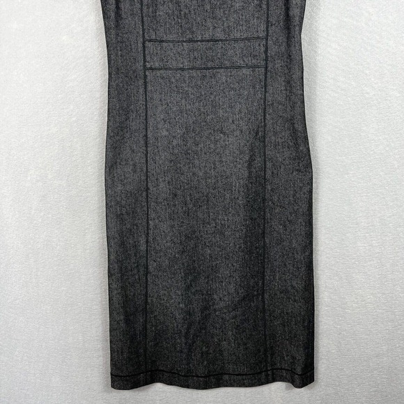 Kors Michael Kors Dress Size 2 Black Midi Sleeveless Sheath Made in Italy - Picture 7 of 12